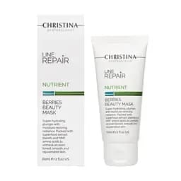 Зволожувальна маска для обличчя Christina Line Repair Nutrient Berries Beauty Mask з ягодами 60 мл - мініатюра 4