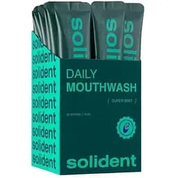 Набір ополіскувачів для ротової порожнини Solident Super mint / суперм'ята 