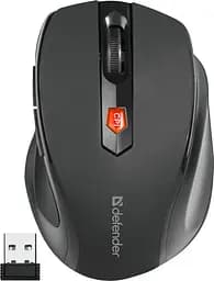 Комп'ютерна мишка Defender Ultra MM-315 бездротова 1200dpi. 6кн. чорна (52315) - мініатюра 2