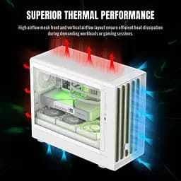 Корпус GameMax CLAW 360 WH RGB White (Claw 360 WH) - мініатюра 11
