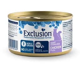 Влажный корм для кошек Exclusion Noble Grain Cat Giant Sterilized Chicken All Breeds, 85 г