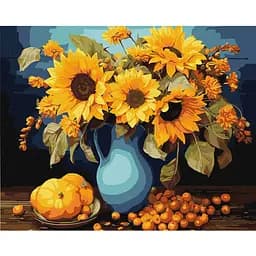 Картина по номерам Ideyka Подсолнечная гармония KHO3264 40х50см