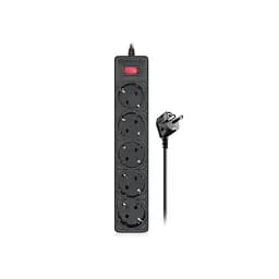 Мережевий фільтр живлення REAL-EL RS-Protect 505, 5m, black (EL122300046)