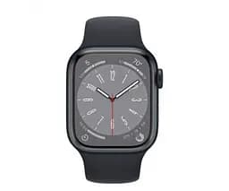 Смарт-годинник Apple Watch Series 8 GPS Midnight Aluminum Case with Midnight Sport Band Regular 41 мм (MNP53UL/A) (59303-ska) - мініатюра 2