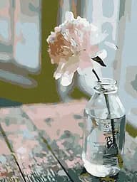 Картина по номерам на подрамнике Brushme Изящный пион