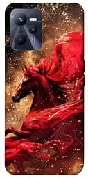Чохол Demsky Red sparkles Horse для Realme C35