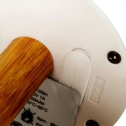 Ліхтар кемпінговий Bo-Camp Cambridge Rechargeable 200 Lumen Bamboo/White (5818792) - мініатюра 3
