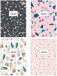 Набор тетрадей Interdruk Terrazzo линейка A5 48 листов 4 шт. (298898-4)