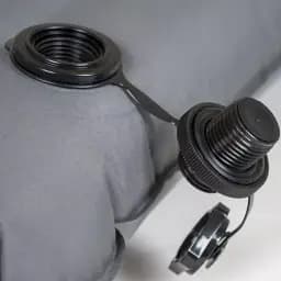 Килимок надувний Bo-Camp Flex Built-in Pump 194x70x10 cm Anthracite (3106605) - мініатюра 6