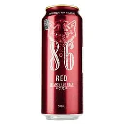 Пиво Bavaria 8.6, красное, фильтрованное, 7,9%, ж/б, 0,5 л