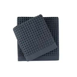 Рушник Lotus Home - Waffle antrasit антрацит 50x90 - мініатюра 2