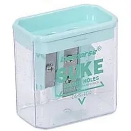 Двойная точилка Bambi DAIMARSE DMS-109 (Turquoise) бирюзовый, 4,8х5х3 см