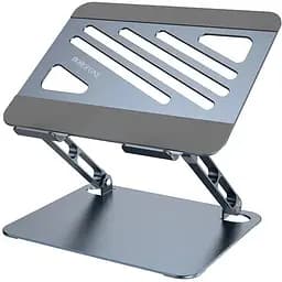 Подставка для ноутбука BOROFONE BH115 Plus Vito metal notebook stand серая