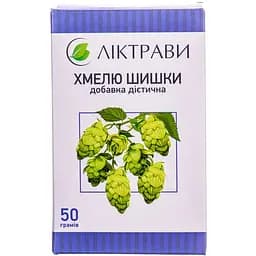 Дієтична добавка Ліктрави Хмелю шишки 50 г