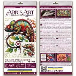 Набор для вышивки бисером "Мастер перевоплощений" AB-936 на натуральном холсте