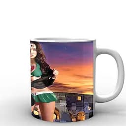 Кухоль GeekLand Чудо-Жінка Wonder Woman на тлі Колізею WW.02.007 330 мл білий