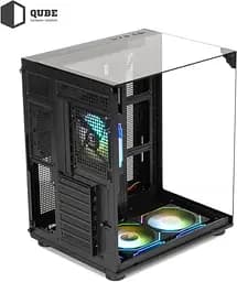 Корпус QUBE AQUARIUM ARGB BLACK AQUARIUM_GBNU3 - мініатюра 7