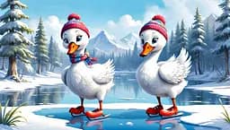 Дерев'яний фігурний пазл Лебеді, А2, Картонна коробка 300+ елементів