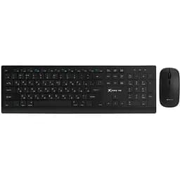 Комплект бездротовий XTRIKE ME MK-208W UA (ножичні перемикачі, Low profile) чорний