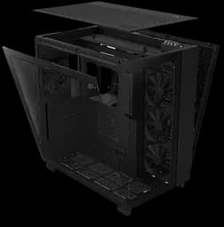 Корпус NZXT H9 Flow Black (CM-H92FB-01) - мініатюра 4