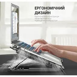 Охолоджувальна підставка для ноутбука до 21 дюймів GamePro GPCP-485 5xfans - мініатюра 6