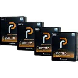 Презервативы Parry Premium Dotted с точками 12 шт. (4 уп. х 3 шт.)