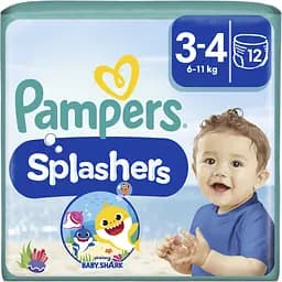 Подгузники-трусики для плавания Pampers Splashers 3-4 (6-11 кг) 12 шт.