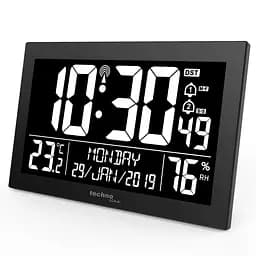 Годинник настінний Technoline WS8017 Black (WS8017), Чорний