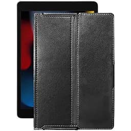 Чехол StatusCASE из экокожи для планшета Apple iPad 10.2 2021 (a2602) Черный глянец