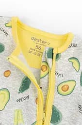 Чоловічок для немовлят на блискавці Avocado футер з начосом - мініатюра 5