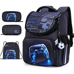 Ортопедичний шкільний рюкзак (ранець) School Standard 3 в 1 для дівчинки 570 гр 14,5 літрів Чорний