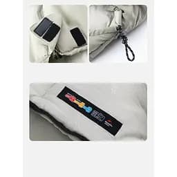 Спальний мішок з капюшоном Naturehike M300 NH20MSD02, зелений, правий - мініатюра 7