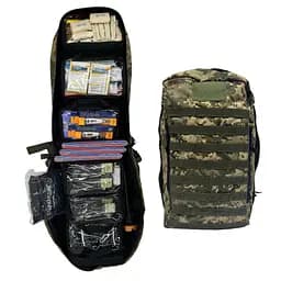 Аптечний набір (тактичний рюкзак) військового медика (з турнікетами ДНІПРО)