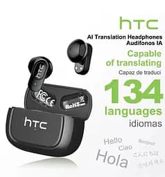 Інтелектуальні навушники-перекладачі HTC NE51 AI Бездротові навушники Bluetooth/ Переклад у режимі реального часу  - мініатюра 2
