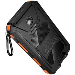 Портативний ЗП Power Bank Hoco J164 Platinum solar 10.5W with lighting 8000 mAh Black - мініатюра 7