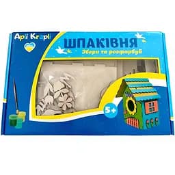 Набір для творчості Аплі Краплі Збери та розфарбуй Шпаківня №2