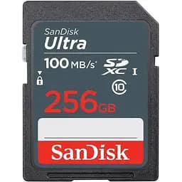 Карта памяти SDXC SanDisk 256Gb Ultra class 10 (100Mb/s)