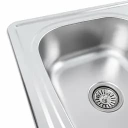 Кухонна мийка з нержавіючої сталі Platinum декор 7850D (0,8/180 мм), R, Decor - мініатюра 4