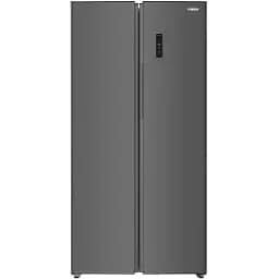 Холодильник Edler ED 400IN Side by side No frost загальний об'єм 400L корисний об'єм 232L/168L дисплей електронне керування LED освітлення суперзаморожування режим відпустка А+ 171.2x83.6x61 см Steel