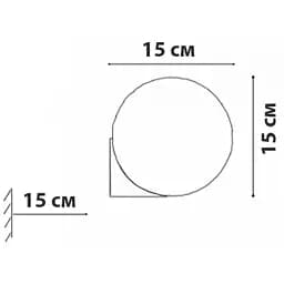 Бра Friendlylight Brass B WL FL4176 - мініатюра 2