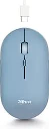 Миша Trust Puck Wireless/Bluetooth Silent Blue (24126) - мініатюра 5