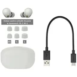 Бездротові навушники Sony WF-1000XM5 сріблясті (WF1000XM5S.CE7) - мініатюра 9