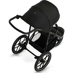 Прогулянкова коляска Kinderkraft Helsi Deep Black чорна (00-00305203) - мініатюра 5
