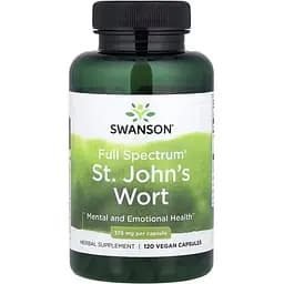 Зверобой продырявленный Swanson St. John's Wort 375 mg, 120 вегакапсул