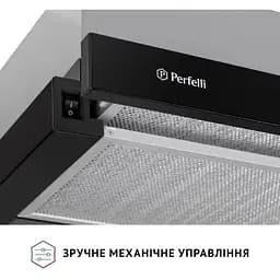 Витяжка телескопічна Perfelli TL 602 BL LED - мініатюра 4