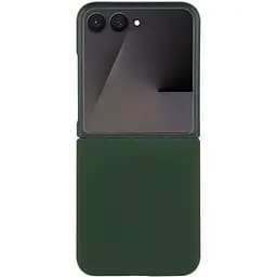 Чохол Foldables Silicone Cover Lakshmi (AAA) для Motorola Razr 50 Ultra Зелений / Cyprus Green - мініатюра 2