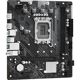 Материнська плата ASRock LGA1700, H610M-H2/M.2, H610, 2xDDR4, Int.Video(CPU), 4xSATA3, 1xM.2, 1xPCI-E 4.0 x16, 1xPCI-E 3.0 x1, ALC897, RTL8111H, 4xUSB3.2/6xUSB2.0, 2xHDMI, MicroATX - мініатюра 3