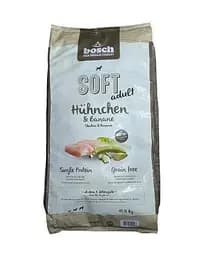Напіввологий корм для собак Bosch Soft з куркою та бананом, Bosch Soft Adult Chicken & Banana (12,5 кг)