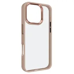 Чехол для Apple iPhone 16 Pro, UNIT2, бежевый, ударопрочный, прозрачный противоударный чехол-накладка из TPU и поликарбоната (PC), с защитными бортиками, защита всего корпуса от ударов и царапин, ArmorStandart (ARM81332)