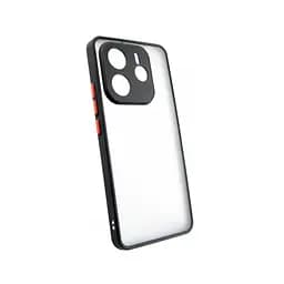 Чохол до мобільного телефона Dengos Matte Xiaomi Redmi Note 14 5G (Black) (DG-TPU-MATT-155) - мініатюра 2